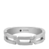 Anillo con cadena Heritage D-Link de acero inoxidable