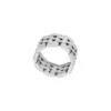 Anillo con eslabones de reloj Arden de acero inoxidable
