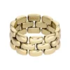 Anillo con eslabones de reloj Arden en acero inoxidable dorado