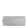 Anillo de acero inoxidable con textura lineal Harlow