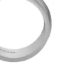 Anillo de acero inoxidable con textura lineal Harlow