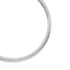 Anillo de acero inoxidable con textura lineal Harlow