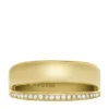 Anillo de acero inoxidable dorado Archival Glitz Anillo de acero inoxidable dorado Archival Glitz