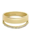Anillo de acero inoxidable dorado Archival Glitz Anillo de acero inoxidable dorado Archival Glitz