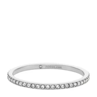 Anillo de acero inoxidable Ellis Pavé Glitz