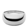 Anillo de banda de acero inoxidable de la colección Ellis Domed