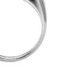 Anillo de banda de acero inoxidable de la colección Ellis Domed