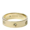 Anillo de banda de acero inoxidable dorado Sadie Shine Bright