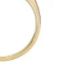 Anillo de sello Ellis de acero inoxidable dorado