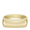 Anillo de sello Heritage D-Link Glitz en acero inoxidable dorado
