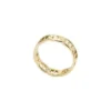 Anillo Heritage D-Link de acero inoxidable en tono dorado