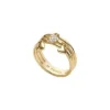 Anillo prestack Sutton Heartbeat en latón dorado Anillo prestack Sutton Heartbeat en latón dorado