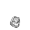 Anillo reloj Raquel Acero inoxidable de dos agujas