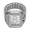 Anillo reloj Raquel Acero inoxidable de dos agujas