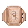 Anillo reloj Raquel Dos agujas Acero inoxidable tono oro rosa