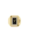 Anillo reloj Raquel Reloj de acero inoxidable dorado de dos agujas