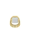 Anillo reloj Raquel Reloj de acero inoxidable dorado de dos agujas