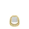 Anillo reloj Raquel Reloj de acero inoxidable dorado de dos agujas