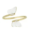 Anillo Sutton Radiant Wings con mariposa de nácar blanco Anillo Sutton Radiant Wings con mariposa de nácar blanco
