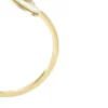 Anillo Toi Et Moi Sutton Radiant Love de acero inoxidable dorado con nácar en forma de corazón Anillo Toi Et Moi Sutton Radiant Love de acero inoxidable dorado con nácar en forma de corazón