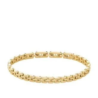 Arden Watch Links Pulsera de cadena de acero inoxidable dorado