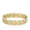 Arden Watch Links Pulsera de cadena de acero inoxidable dorado