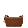 Bolso bandolera convertible de piel Lennox