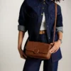 Bolso bandolera convertible de piel Lennox