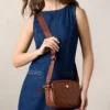Bolso bandolera de cuero Danni