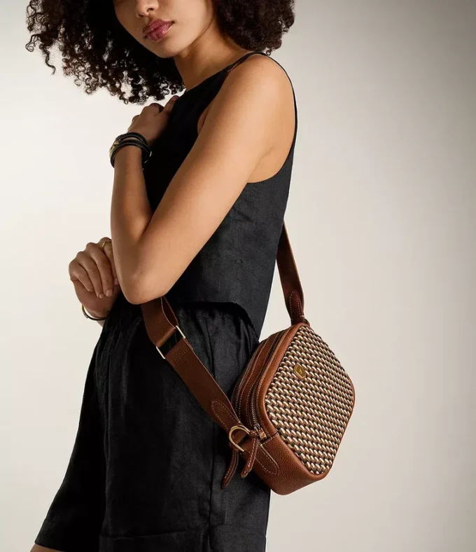 Bolso bandolera de cuero Danni