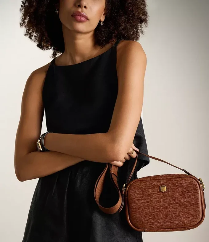 Bolso bandolera de cuero Danni