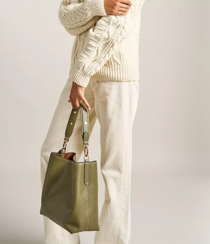 Bolso bandolera de cuero Jessie