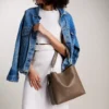 Bolso bandolera de cuero Jessie
