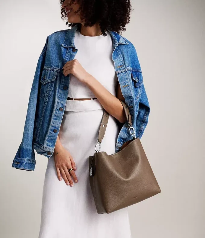 Bolso bandolera de cuero Jessie