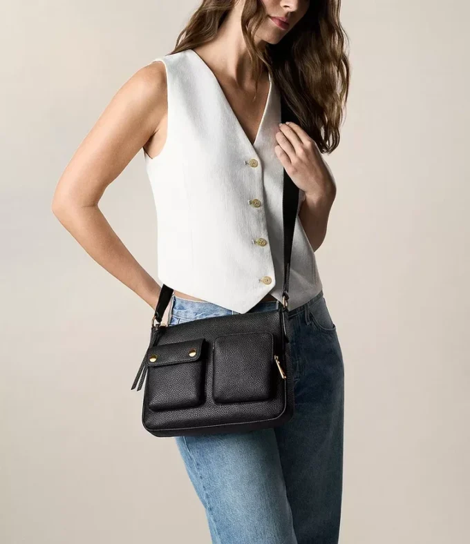 Bolso bandolera de cuero Maysen Bolso bandolera de cuero Maysen