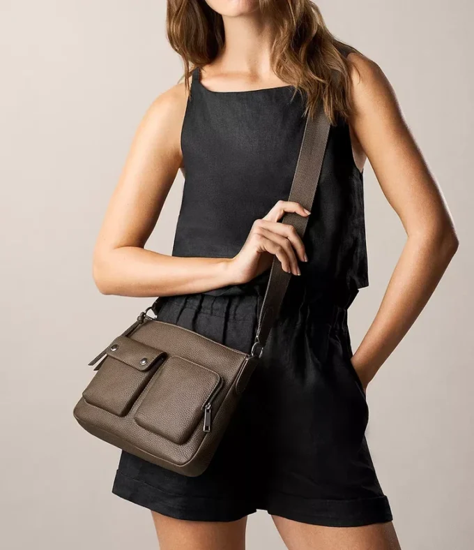 Bolso bandolera de cuero Maysen Bolso bandolera de cuero Maysen