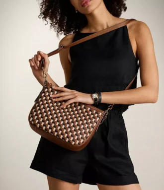 Bolso bandolera de piel Jolie