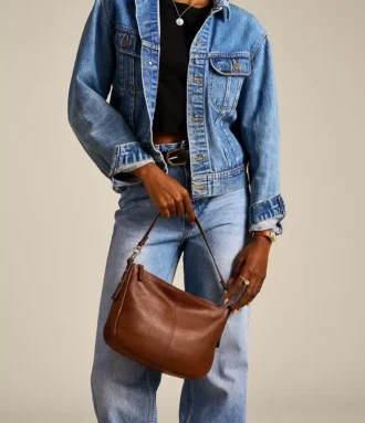 Bolso bandolera de piel Jolie