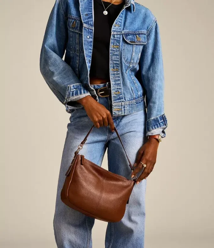 Bolso bandolera de piel Jolie Bolso bandolera de piel Jolie