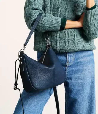 Bolso bandolera de piel Jolie