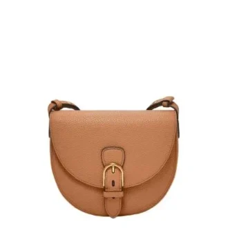 Bolso bandolera grande con solapa de cuero Everleigh