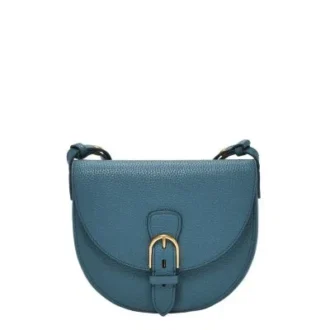 Bolso bandolera grande con solapa de cuero Everleigh