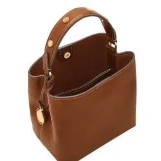 Bolso bandolera pequeño de cuero Jessie