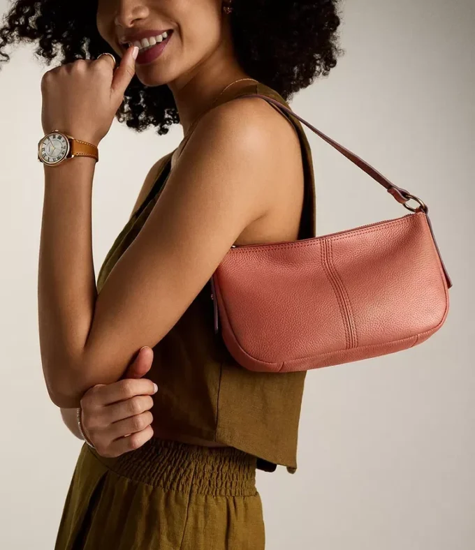 Bolso bandolera pequeño de piel Jolie Bolso bandolera pequeño de piel Jolie