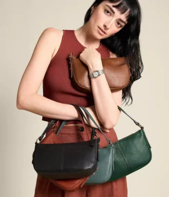 Bolso bandolera pequeño Jolie de piel