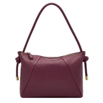Bolso de hombro de cuero Willa