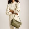 Bolso de hombro de cuero Willa Bolso de hombro de cuero Willa