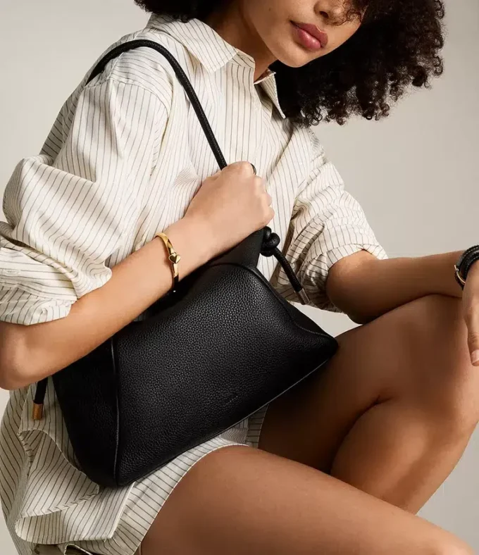 Bolso de hombro de cuero Willa Bolso de hombro de cuero Willa