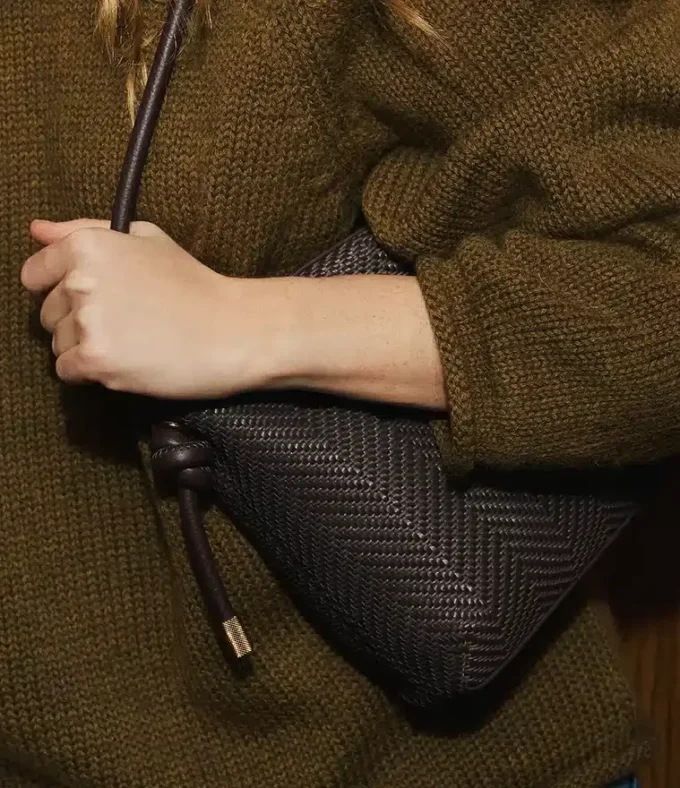 Bolso de hombro tejido Willa Bolso de hombro tejido Willa