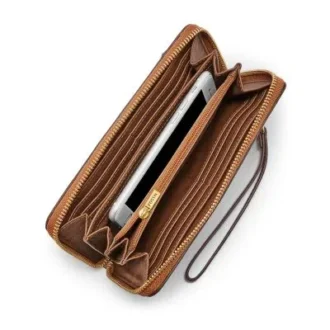 Bolso de mano con cremallera RFID Logan